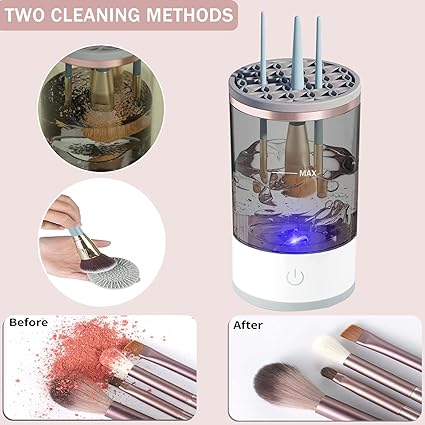 3 In 1 Electric Makeup Brush Cleaner | Automatic Make Up Brush Holder Cleaner Machine - My Store